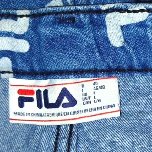 Fila Mini Skirt w/ Diamante Logo Print - Picture 7 of 7